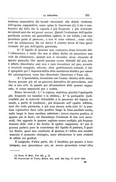 La pediatria periodico mensile indirizzato al progresso degli studi sulle malattie dei bambini