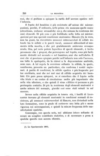 La pediatria periodico mensile indirizzato al progresso degli studi sulle malattie dei bambini