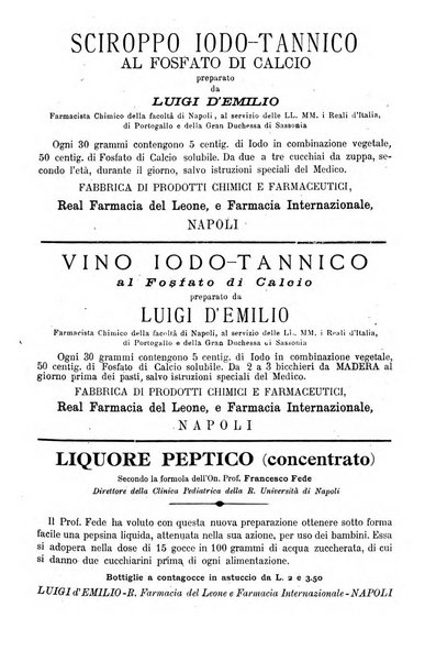 La pediatria periodico mensile indirizzato al progresso degli studi sulle malattie dei bambini