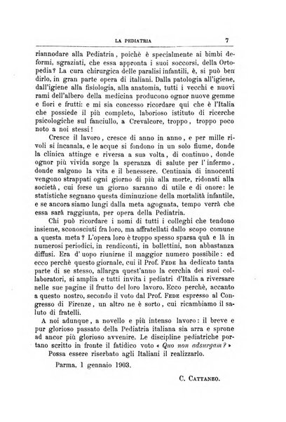 La pediatria periodico mensile indirizzato al progresso degli studi sulle malattie dei bambini