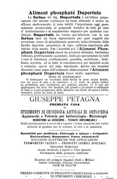 La pediatria periodico mensile indirizzato al progresso degli studi sulle malattie dei bambini