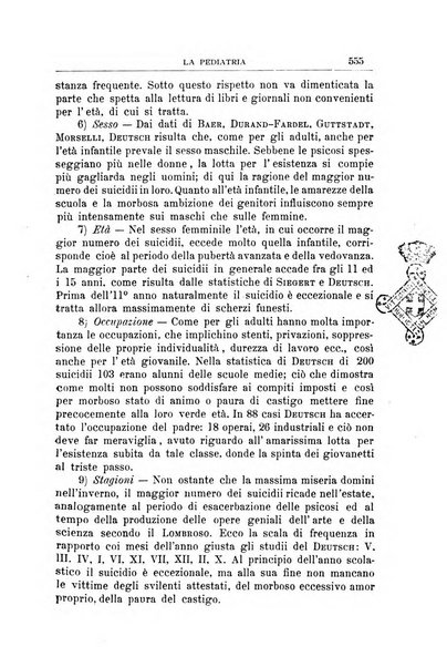 La pediatria periodico mensile indirizzato al progresso degli studi sulle malattie dei bambini