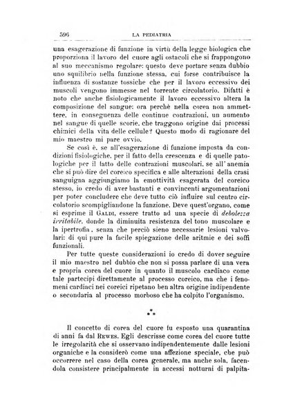 La pediatria periodico mensile indirizzato al progresso degli studi sulle malattie dei bambini