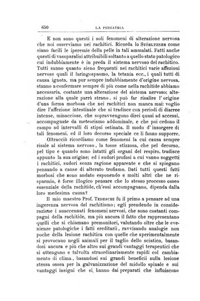 La pediatria periodico mensile indirizzato al progresso degli studi sulle malattie dei bambini