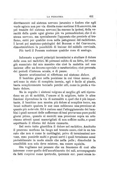 La pediatria periodico mensile indirizzato al progresso degli studi sulle malattie dei bambini