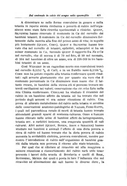 La pediatria periodico mensile indirizzato al progresso degli studi sulle malattie dei bambini