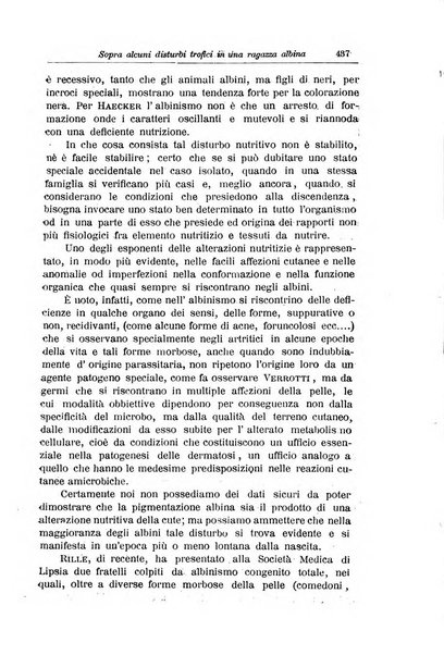 La pediatria periodico mensile indirizzato al progresso degli studi sulle malattie dei bambini