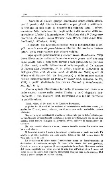 La pediatria periodico mensile indirizzato al progresso degli studi sulle malattie dei bambini