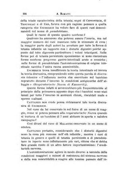 La pediatria periodico mensile indirizzato al progresso degli studi sulle malattie dei bambini