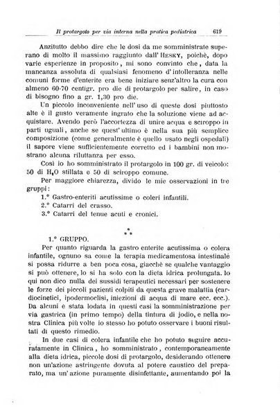 La pediatria periodico mensile indirizzato al progresso degli studi sulle malattie dei bambini