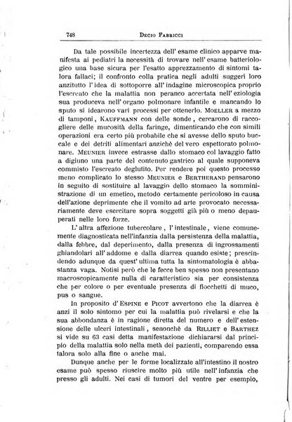 La pediatria periodico mensile indirizzato al progresso degli studi sulle malattie dei bambini