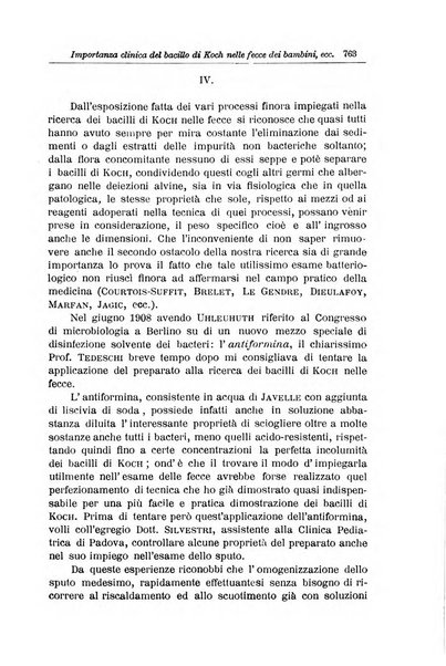 La pediatria periodico mensile indirizzato al progresso degli studi sulle malattie dei bambini