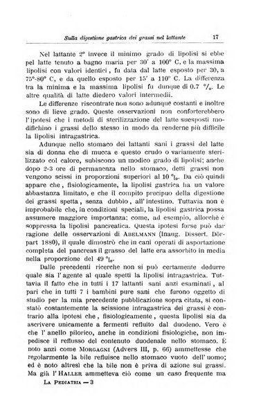 La pediatria periodico mensile indirizzato al progresso degli studi sulle malattie dei bambini