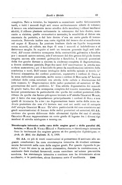 La pediatria periodico mensile indirizzato al progresso degli studi sulle malattie dei bambini