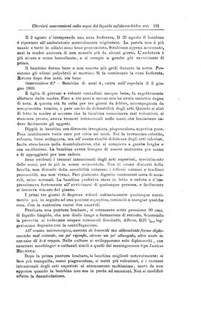 La pediatria periodico mensile indirizzato al progresso degli studi sulle malattie dei bambini