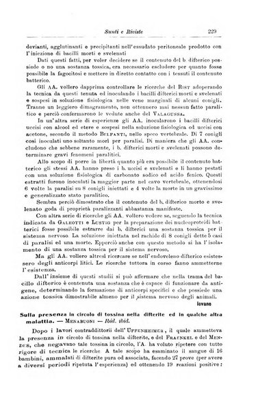 La pediatria periodico mensile indirizzato al progresso degli studi sulle malattie dei bambini