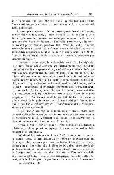 La pediatria periodico mensile indirizzato al progresso degli studi sulle malattie dei bambini