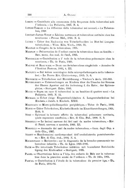 La pediatria periodico mensile indirizzato al progresso degli studi sulle malattie dei bambini