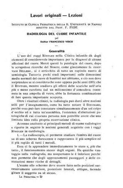 La pediatria periodico mensile indirizzato al progresso degli studi sulle malattie dei bambini