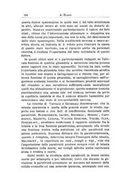 La pediatria periodico mensile indirizzato al progresso degli studi sulle malattie dei bambini