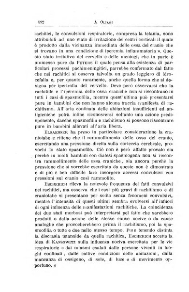 La pediatria periodico mensile indirizzato al progresso degli studi sulle malattie dei bambini