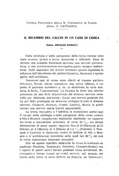 La pediatria periodico mensile indirizzato al progresso degli studi sulle malattie dei bambini