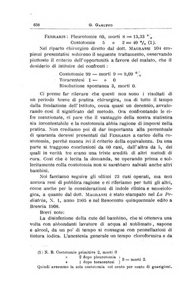 La pediatria periodico mensile indirizzato al progresso degli studi sulle malattie dei bambini