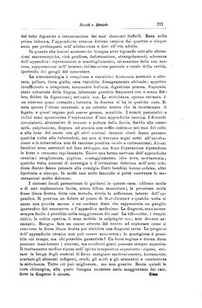 La pediatria periodico mensile indirizzato al progresso degli studi sulle malattie dei bambini