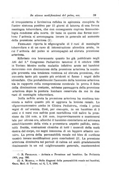 La pediatria periodico mensile indirizzato al progresso degli studi sulle malattie dei bambini