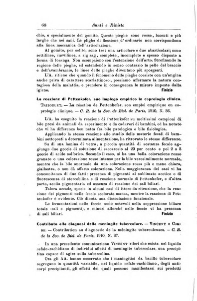 La pediatria periodico mensile indirizzato al progresso degli studi sulle malattie dei bambini