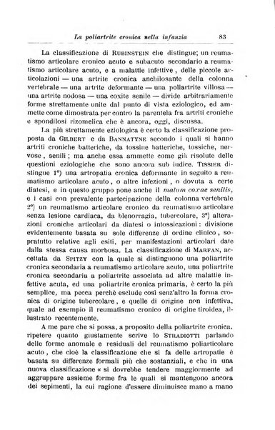 La pediatria periodico mensile indirizzato al progresso degli studi sulle malattie dei bambini