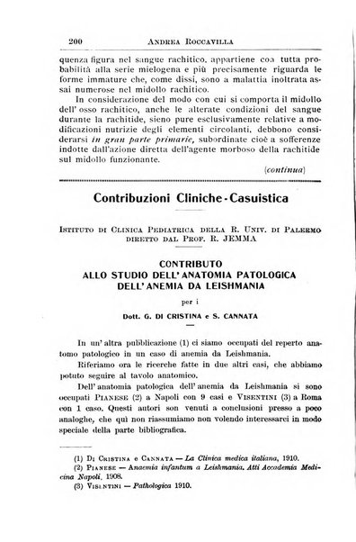 La pediatria periodico mensile indirizzato al progresso degli studi sulle malattie dei bambini