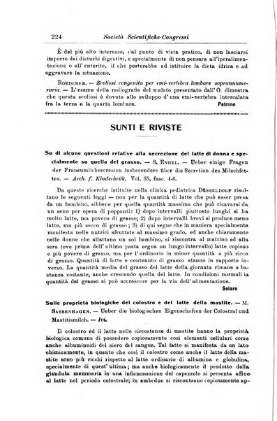 La pediatria periodico mensile indirizzato al progresso degli studi sulle malattie dei bambini