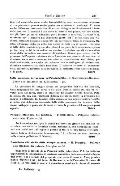 La pediatria periodico mensile indirizzato al progresso degli studi sulle malattie dei bambini