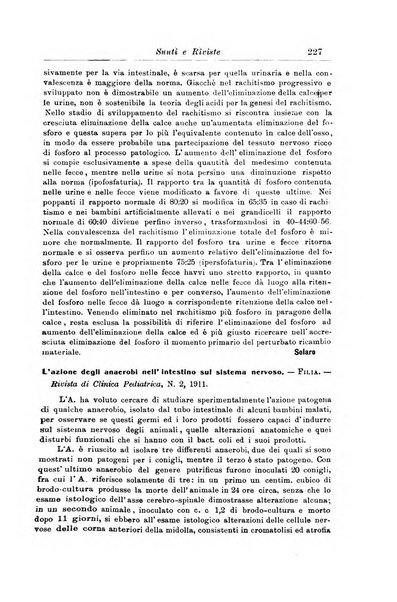 La pediatria periodico mensile indirizzato al progresso degli studi sulle malattie dei bambini