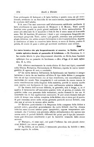 La pediatria periodico mensile indirizzato al progresso degli studi sulle malattie dei bambini