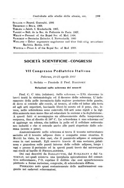 La pediatria periodico mensile indirizzato al progresso degli studi sulle malattie dei bambini