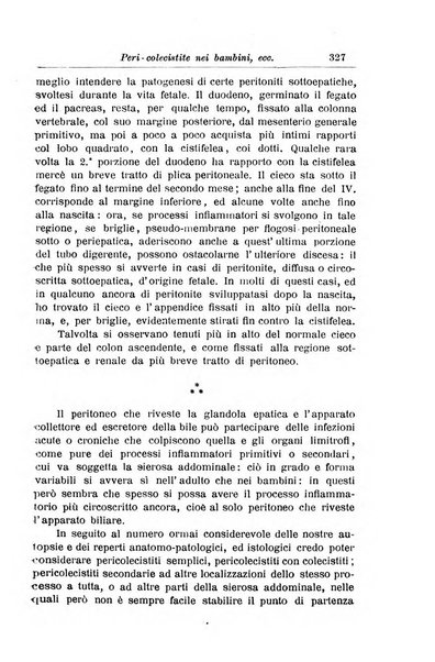 La pediatria periodico mensile indirizzato al progresso degli studi sulle malattie dei bambini