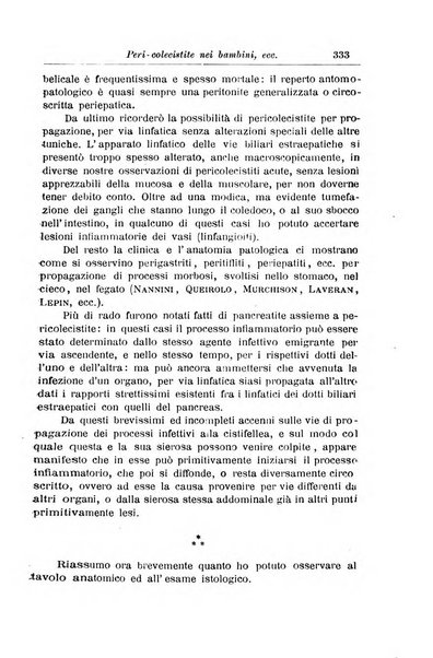 La pediatria periodico mensile indirizzato al progresso degli studi sulle malattie dei bambini