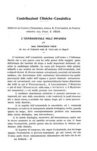 La pediatria periodico mensile indirizzato al progresso degli studi sulle malattie dei bambini