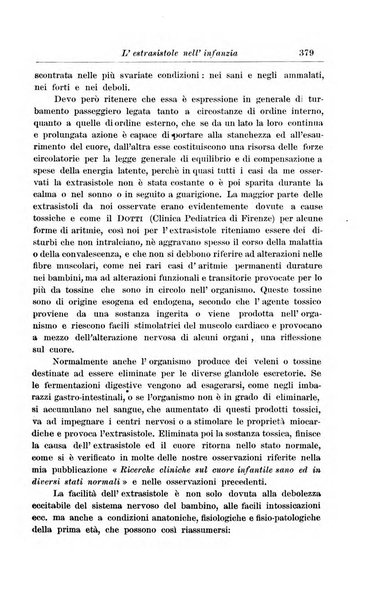 La pediatria periodico mensile indirizzato al progresso degli studi sulle malattie dei bambini