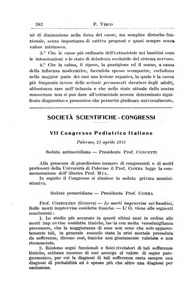 La pediatria periodico mensile indirizzato al progresso degli studi sulle malattie dei bambini