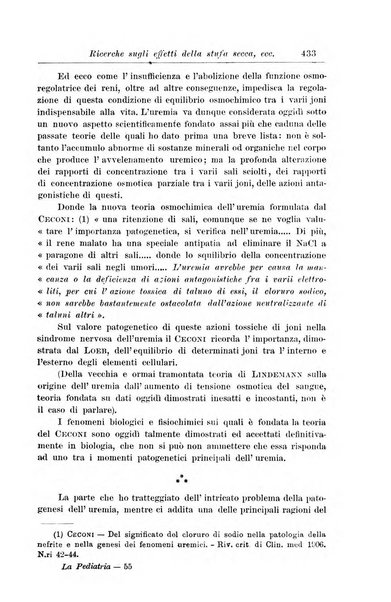 La pediatria periodico mensile indirizzato al progresso degli studi sulle malattie dei bambini