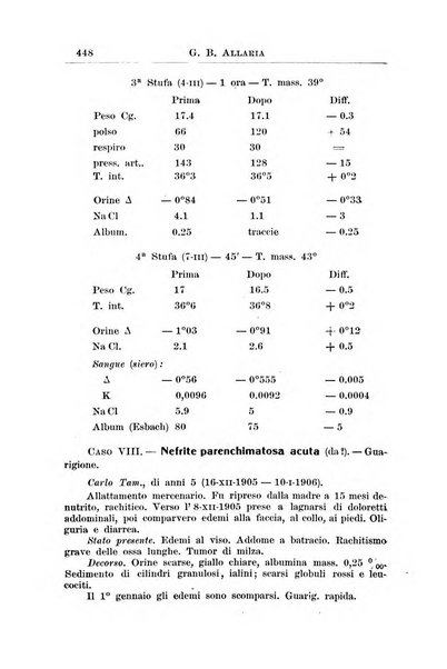 La pediatria periodico mensile indirizzato al progresso degli studi sulle malattie dei bambini