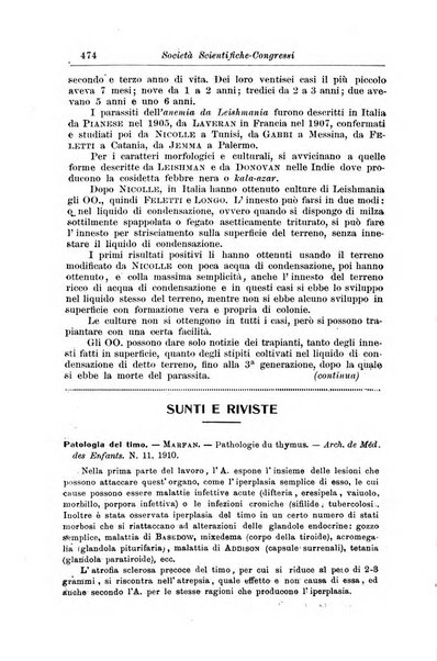 La pediatria periodico mensile indirizzato al progresso degli studi sulle malattie dei bambini