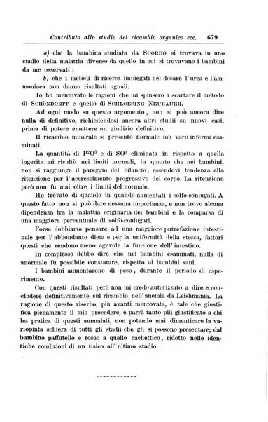 La pediatria periodico mensile indirizzato al progresso degli studi sulle malattie dei bambini