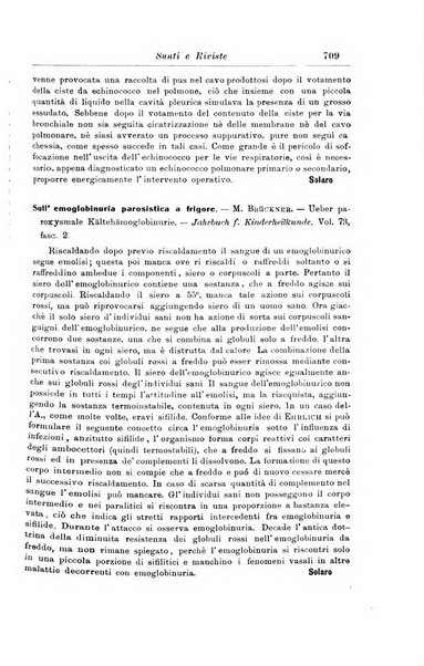 La pediatria periodico mensile indirizzato al progresso degli studi sulle malattie dei bambini