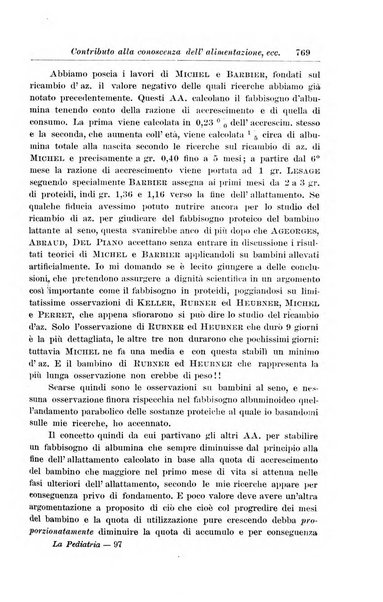 La pediatria periodico mensile indirizzato al progresso degli studi sulle malattie dei bambini