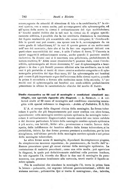 La pediatria periodico mensile indirizzato al progresso degli studi sulle malattie dei bambini