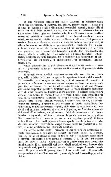 La pediatria periodico mensile indirizzato al progresso degli studi sulle malattie dei bambini